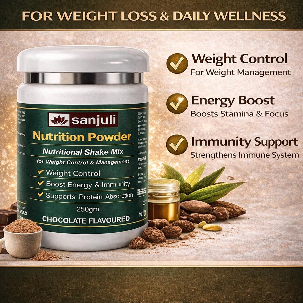 Sanjuli Nutrition Protein Powder 250gm for Weight Control, Boost Energy & Immunity