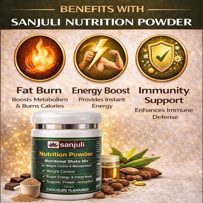 Sanjuli Nutrition Protein Powder 250gm for Weight Control, Boost Energy & Immunity