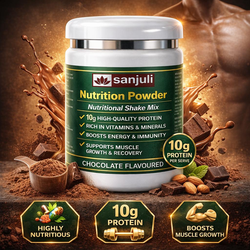 Sanjuli Nutrition Protein Powder 250gm for Weight Control, Boost Energy & Immunity