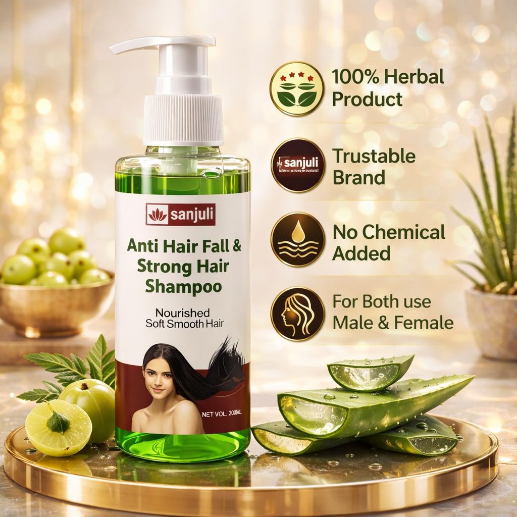 Sanjuli Anti Hair Fall & Strong Hair Shampoo 200 ML | Get Strong, Thick & Long Hair