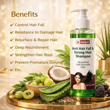 Sanjuli Anti Hair Fall & Strong Hair Shampoo 200 ML | Get Strong, Thick & Long Hair