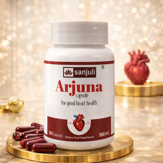 Sanjuli Arjuna Capsules 60 Capsules | Herbal Heart & Cardiac Wellness Support