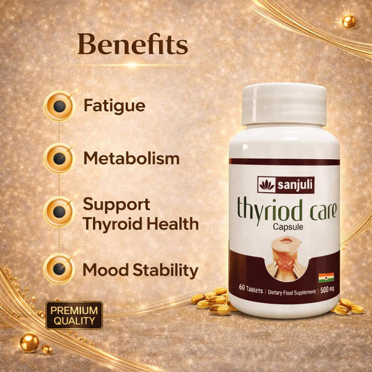 Sanjuli Thyroid Care Capsules 60 Capsules | Herbal Support for Thyroid Balance