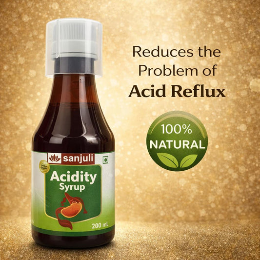 Sanjuli Acidity Syrup 200 ml | Herbal Digestive & Acidity Relief Support