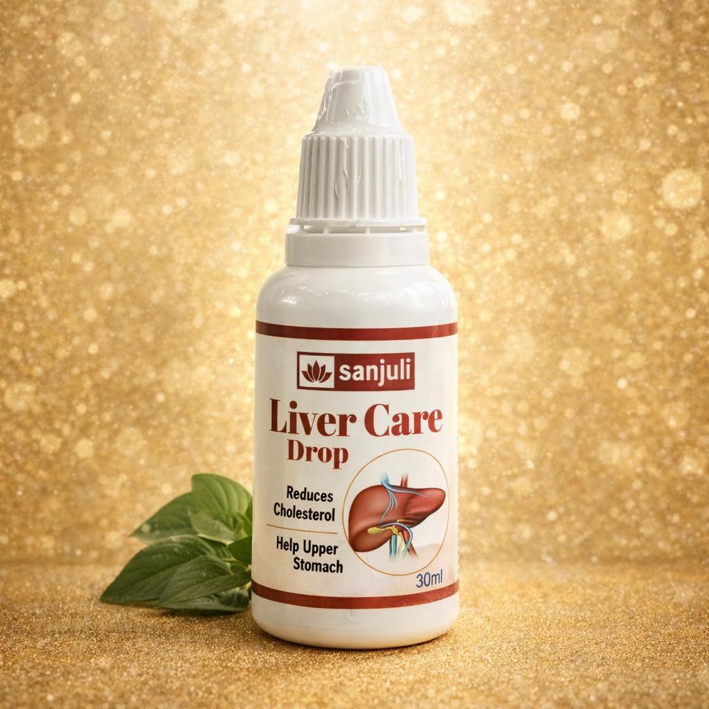 SANJULI HERBAL & AYURVEDA Liver Detox Drop, Strengthens & Improves Digestion, Natural Rejuvenator & Liver Detoxifier