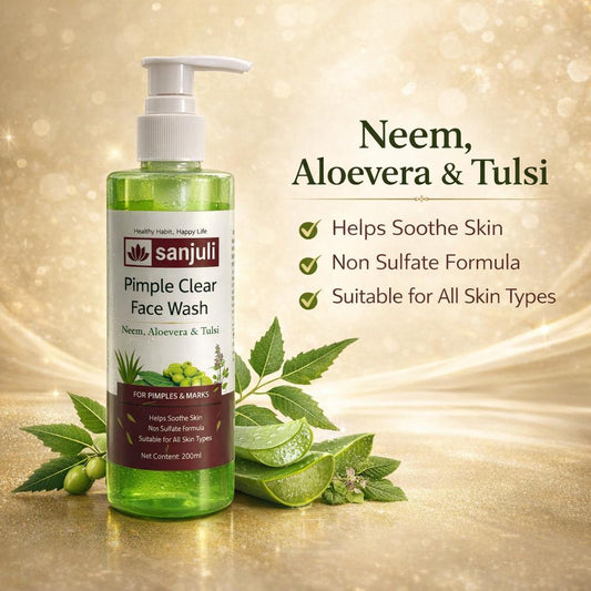 Sanjuli Pimple Clear Face Wash | Acne Control & Oil Balancing Cleanser
